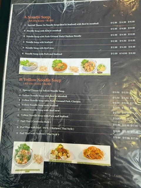 THMOR DA Restaurant Special Thmor Da Noodle Soup